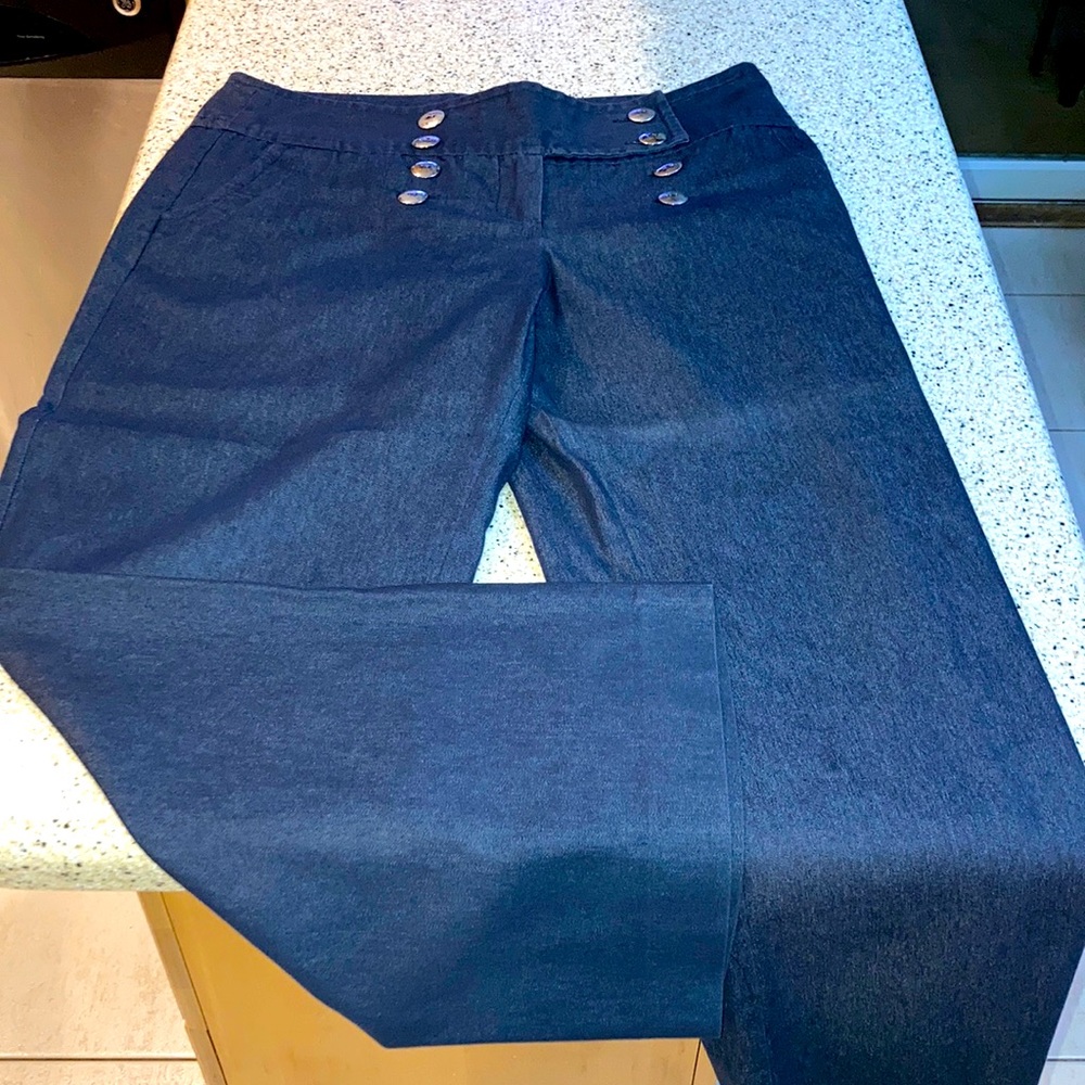 Ladies Navy Pants Size 10 Petite